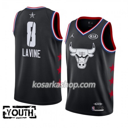 Dres Chicago Bulls Zach LaVine 8 2019 All-Star Jordan Brand Crna Swingman - Dječji